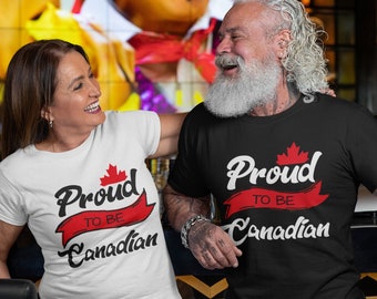 Proud to be Canadian T Shirt, Happy Canada Day Tee, True North Strong and Free, Proud to be Canadian, July 1 Tee TSC193