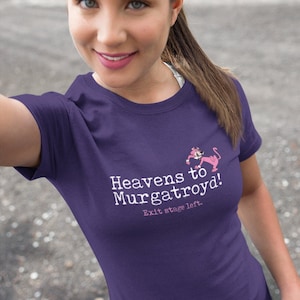 Camiseta Heavens to Murgatroyd, camisas retro de dibujos animados, regalos de dibujos animados para hombres y mujeres TSC023