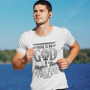 There Is No God Higher Than Truth T Shirt, Gandhi Tee, Meditation Shirt TSC266 Gift for Dad