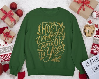 Its The Most Wonderful Time Of The Year Ugly Christmas Sweater, Xmas Womens Holiday Hoodie, Unique Gift Ideas TSC111