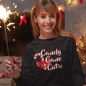 Candy Cane Christmas Sweater, Christmas Shirt, Christmas Hoodie, Christmas Gifts TSC028