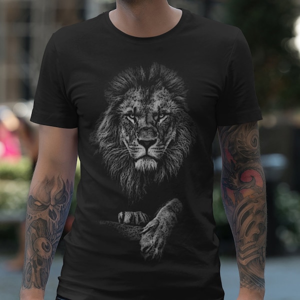 Lion T Shirt, Animal Shirts for Men and Women, Lions Gifts  TSC265