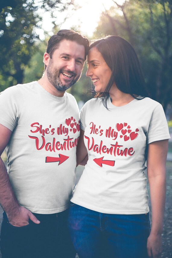 Valentine shirts for couples deals