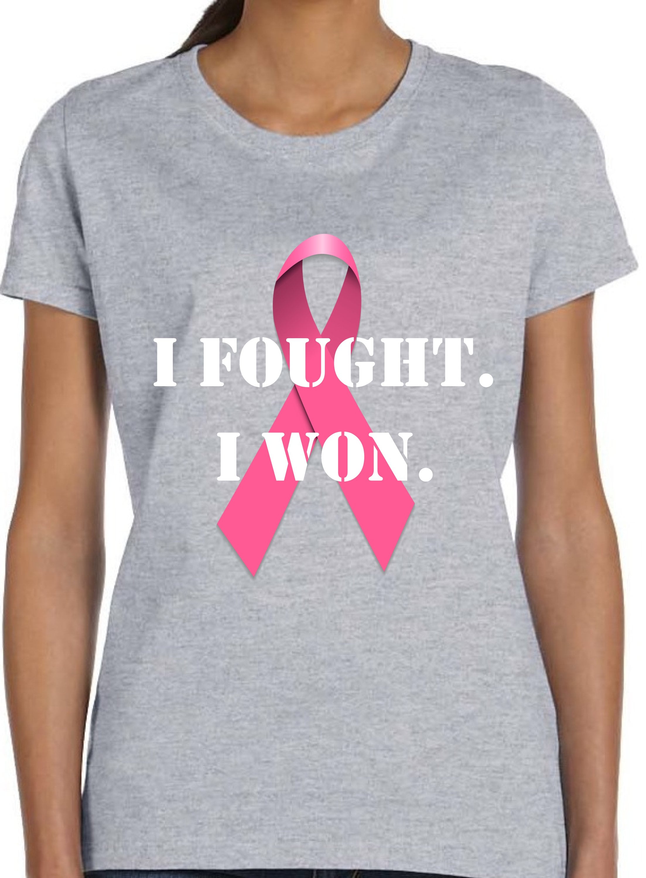 Lazy Hub Scriptv Neck Breast Cancer T Shirts