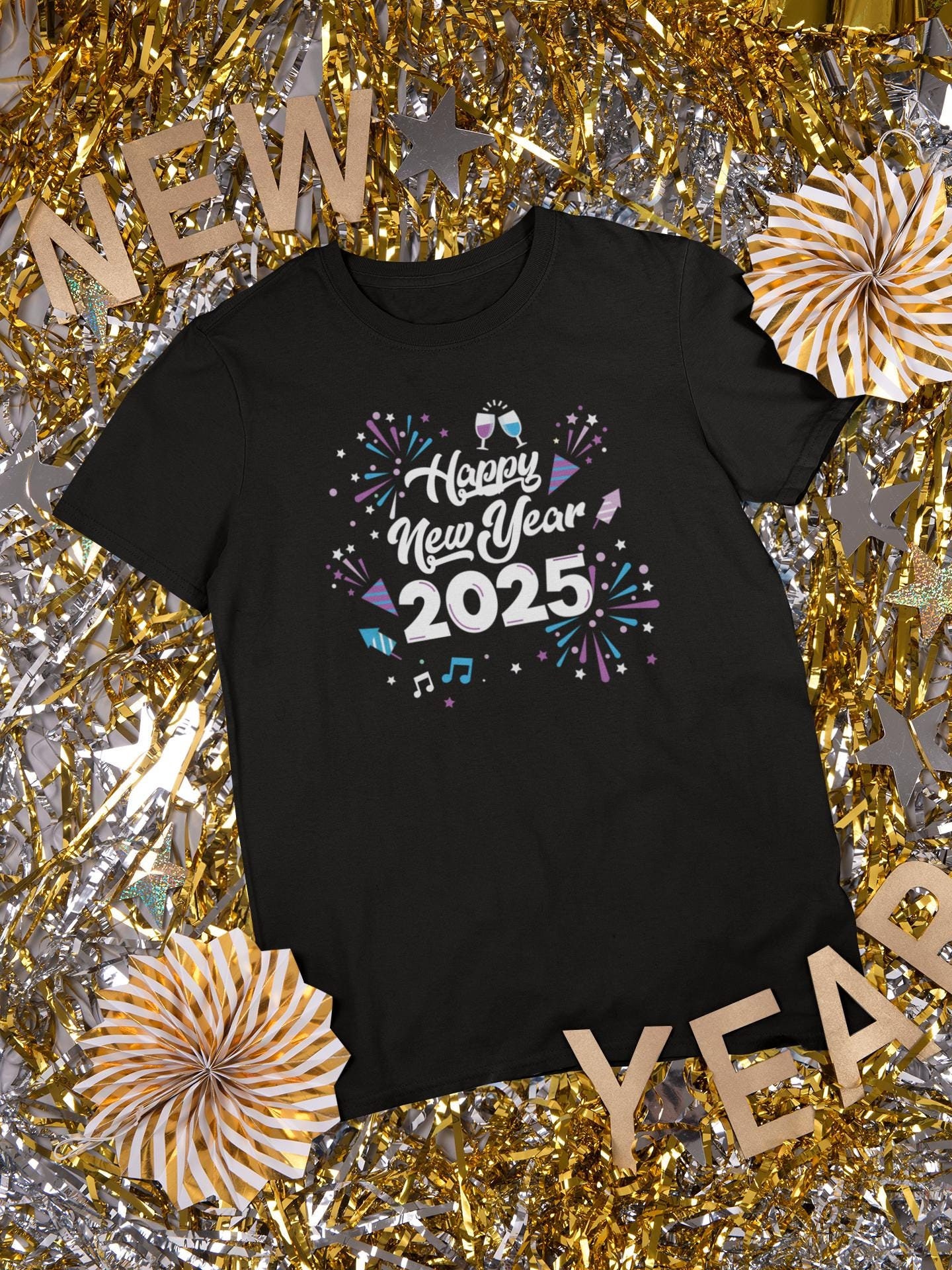 Happy New Years 2025 T Shirt, New Years Shirts, New Years