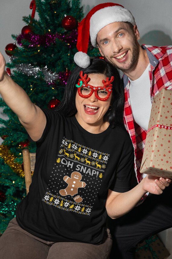 Oh Snap Shirt | Funny Christmas Shirts Xmas Gift Idea Oh Snap Shirt | Funny Christmas Shirts Xmas Gift Idea