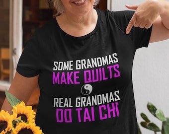 Grandma T Shirt, Tai Chi Gifts for Women,  Mothers Day T-shirt, Gift from Grandkids TSC186