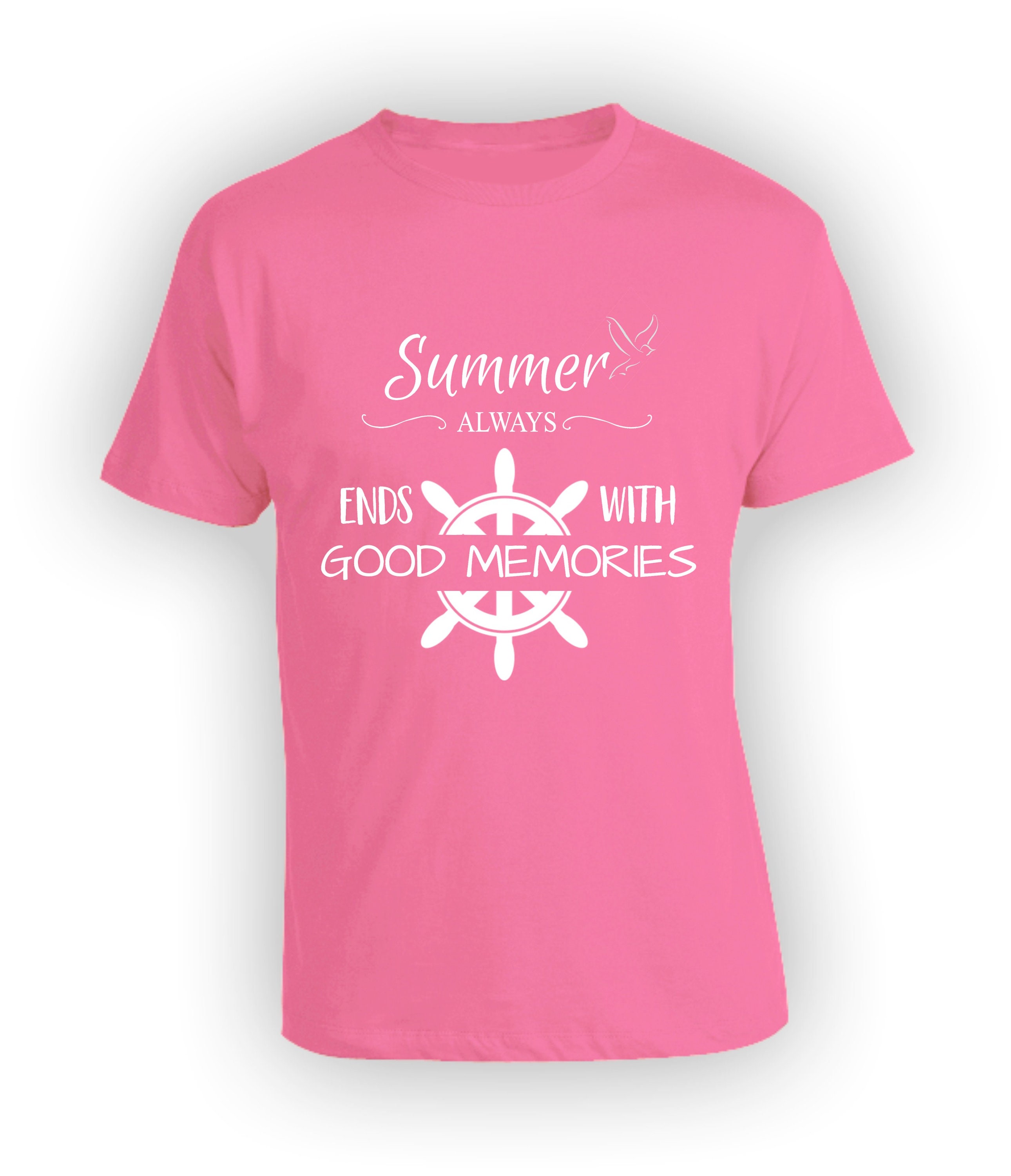 Summer Always Ends With Good Memories T Shirt, Summertime Tee