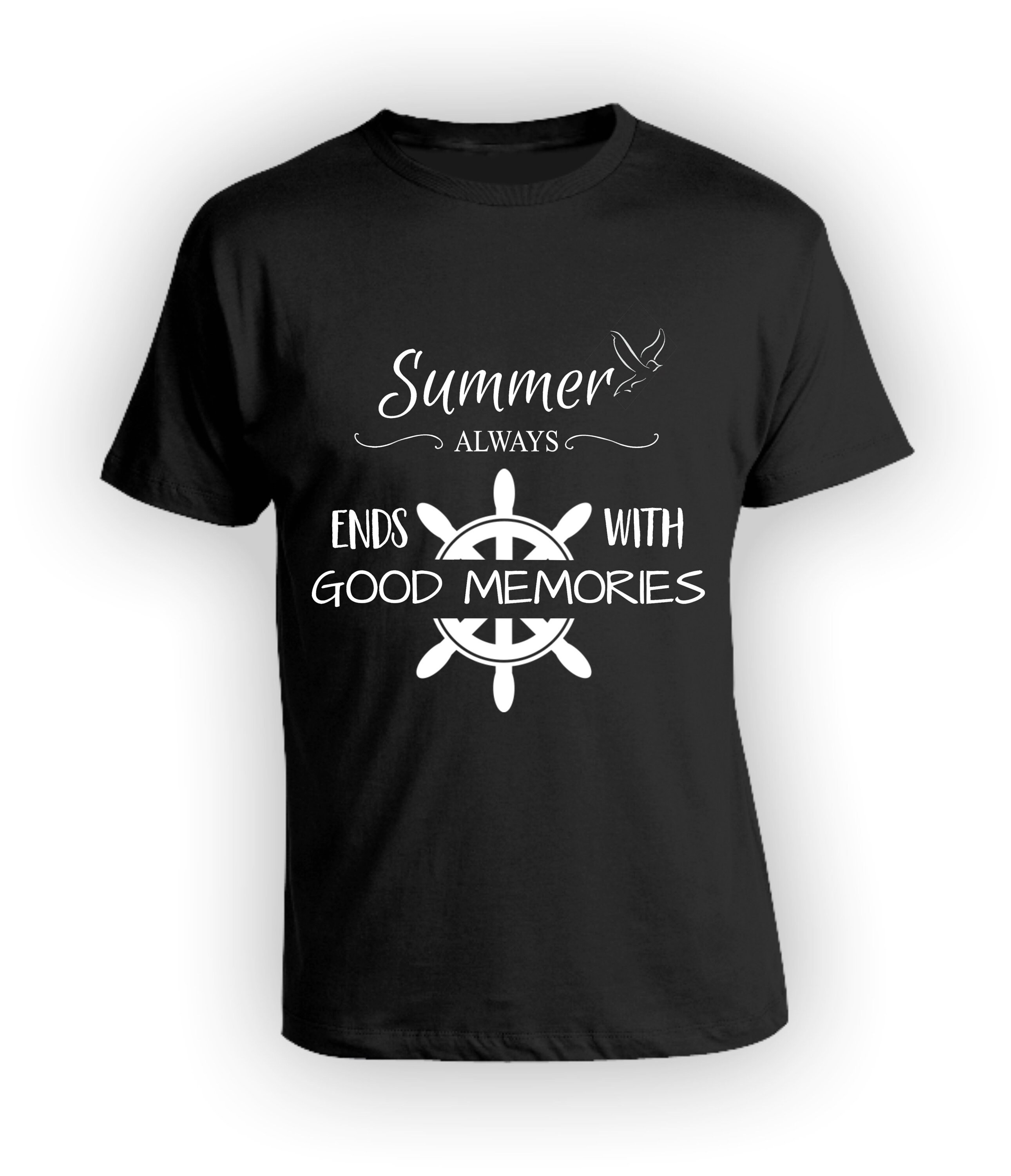 Summer Always Ends With Good Memories T Shirt, Summertime Tee