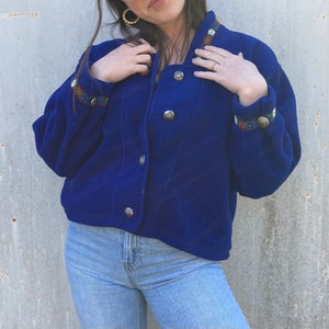 Fleece button down