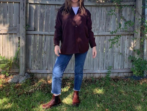 Brown Button Down - image 3