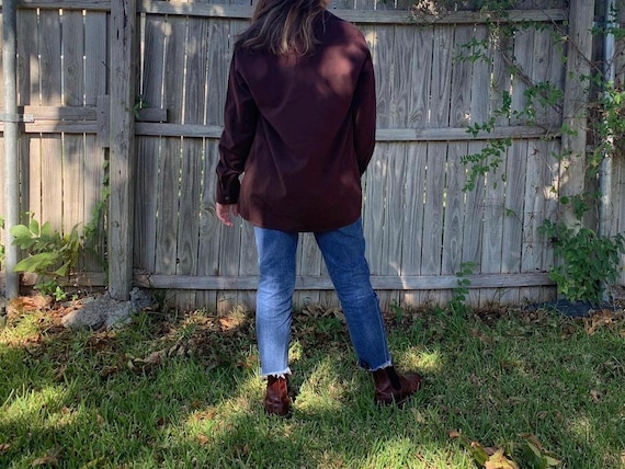 Brown Button Down - image 4