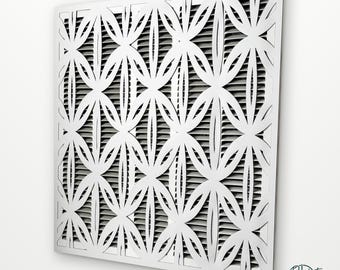 Custom Size Magnetic Return Air Vent Cover | Blooming Star