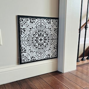 Custom Air Vent Cover | Mandala | Return Air Vent Cover | Custom Size Vent Cover For Home Decor| Magnetic Vent Cover Decorative | Vent Cover