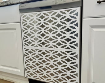 Custom Magnetic Dishwasher Cover | Interlocking Circles