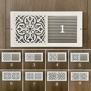4 PCS Magnetic Vent Covers Premium HVAC Air Conditioning Baffle Duct Fan  Cover for Wall/Floor/