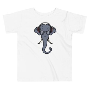 Headphones & Shades Elephant - Kids&#39; T-Shirt