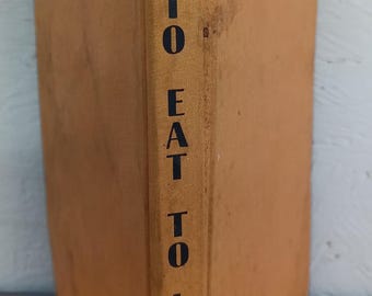Elijah Muhammad (1897-1975) "How To Eat To Live" 1st Edition Hardcover (Without Dust Jacket)