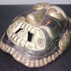 Tibetan Kapala Turtle Shell Mask(ooak) - Etsy