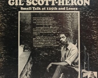 Gil Scott-Heron (1949-2011) "A New Black Poet" Vinyl LP Album (Vintage)