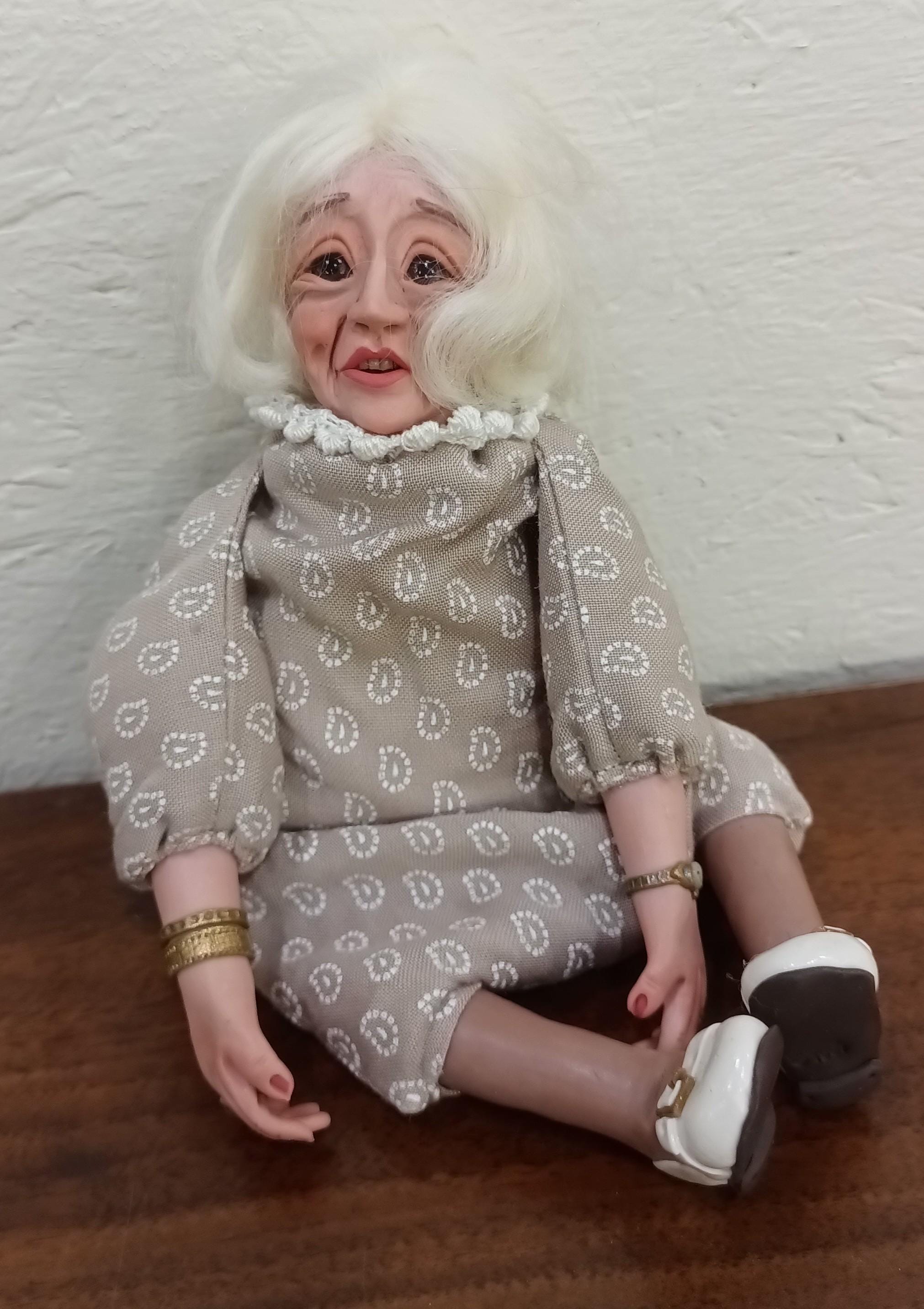 Elderly Lady Doll - Etsy