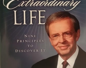 Charles Stanley (1932-2023) "Living The Extraordinary Life" Hardcover (Signed and Inscribed)