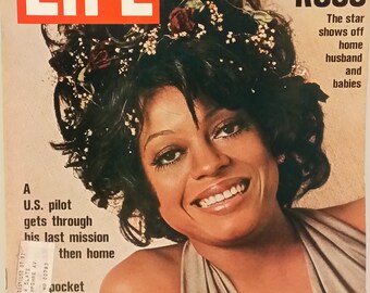Life Magazine "Diana Ross" December 8th 1972 Cover Issue (Vintage)