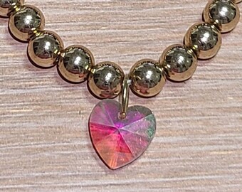 VALENTINE HEART | nickel free jewelry, allergy free jewelry,  valentines bracelet, galentines gift, valentines gift, bestie gift