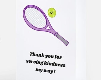 Thank you for serving kindness card