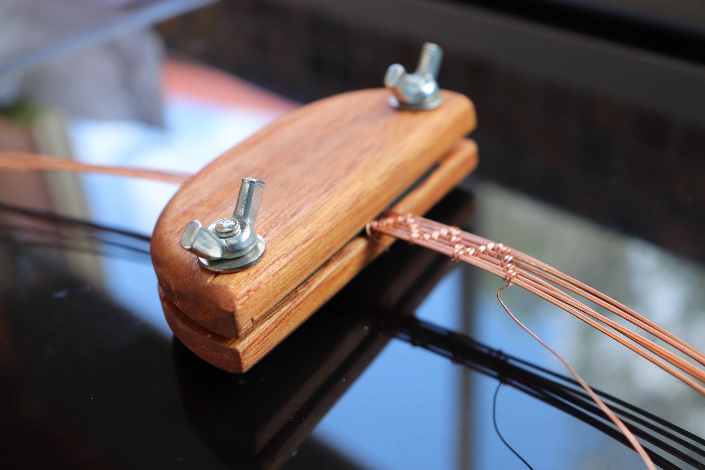 3 Wire Wrapping Clamps Wooden Timber Weaving Tools Wire Etsy