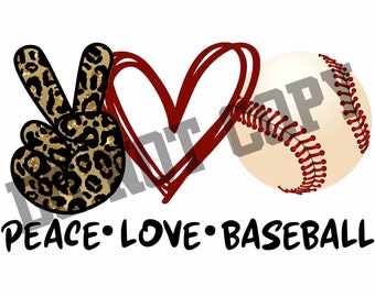 Free Free 86 Peace Love Baseball Svg Free SVG PNG EPS DXF File
