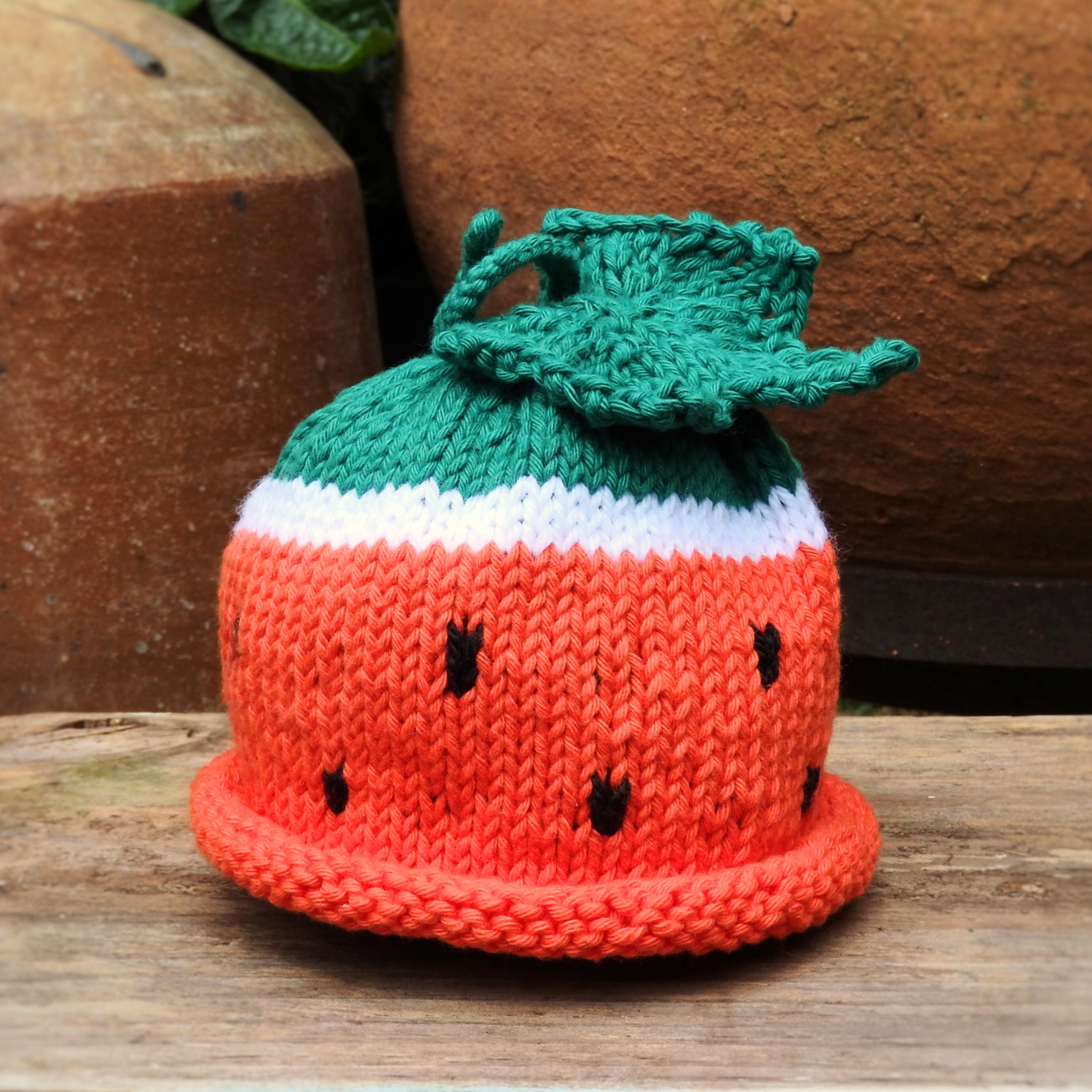 Watermelon Beanie Summer Hat Sunhat Knit Baby Knitwear Baby Etsy
