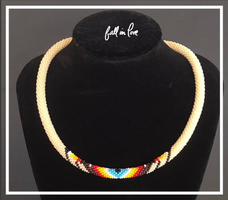 SALE Ethnic Tribal SW Native American Celtic Inspired Beadwork Bead ...