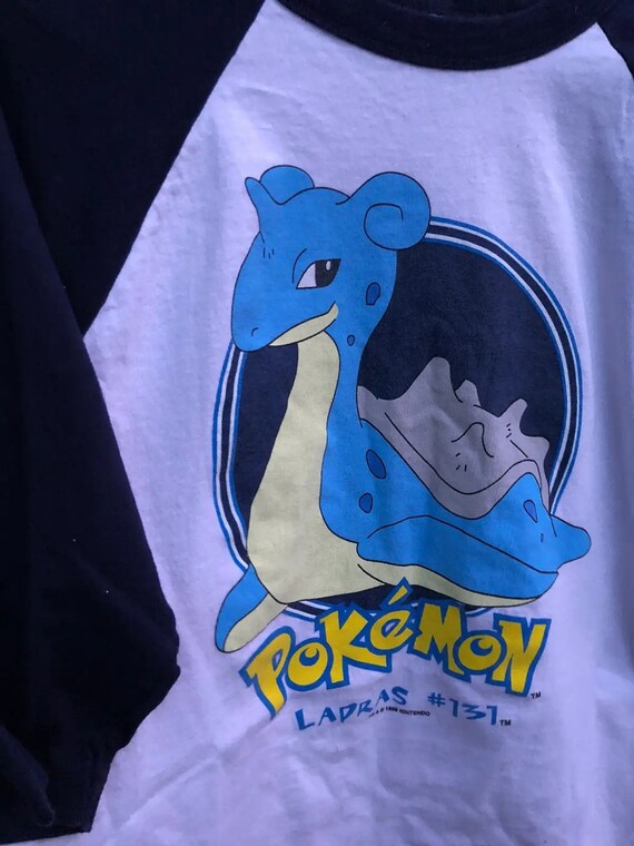 1999 vintage LAPRAS Shirt Pokemon Shirt Pikachu A… - image 1