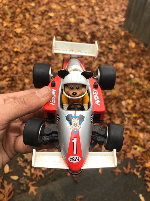 mickey mouse race car toy