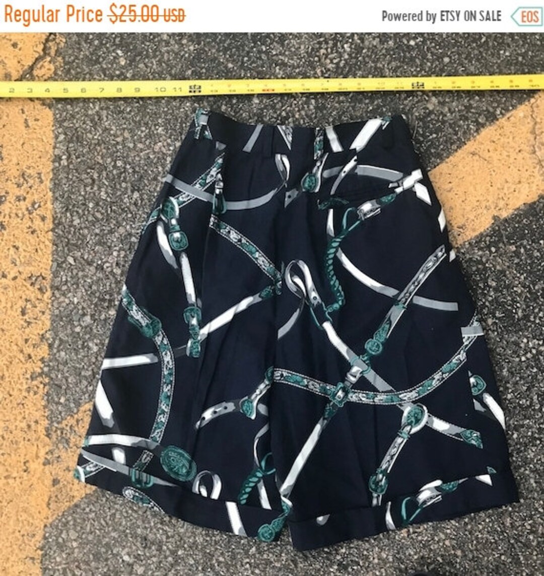 70s Vintage Shorts High Waist Golf Shorts Made in Usa 70s Etsy