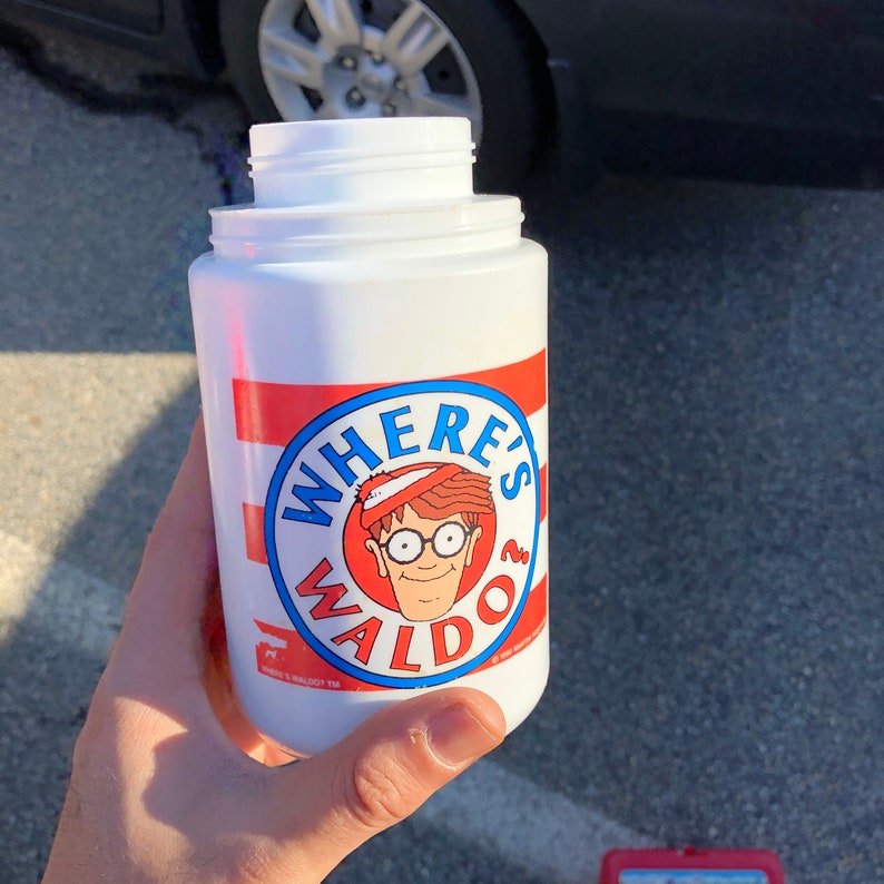 1990 Where\u2019s Waldo lunchbox /& thermos Vintage Collectable 90s Vintage Gift vintage Lunchbox Vintage Gift 90s tv 90s movie gift