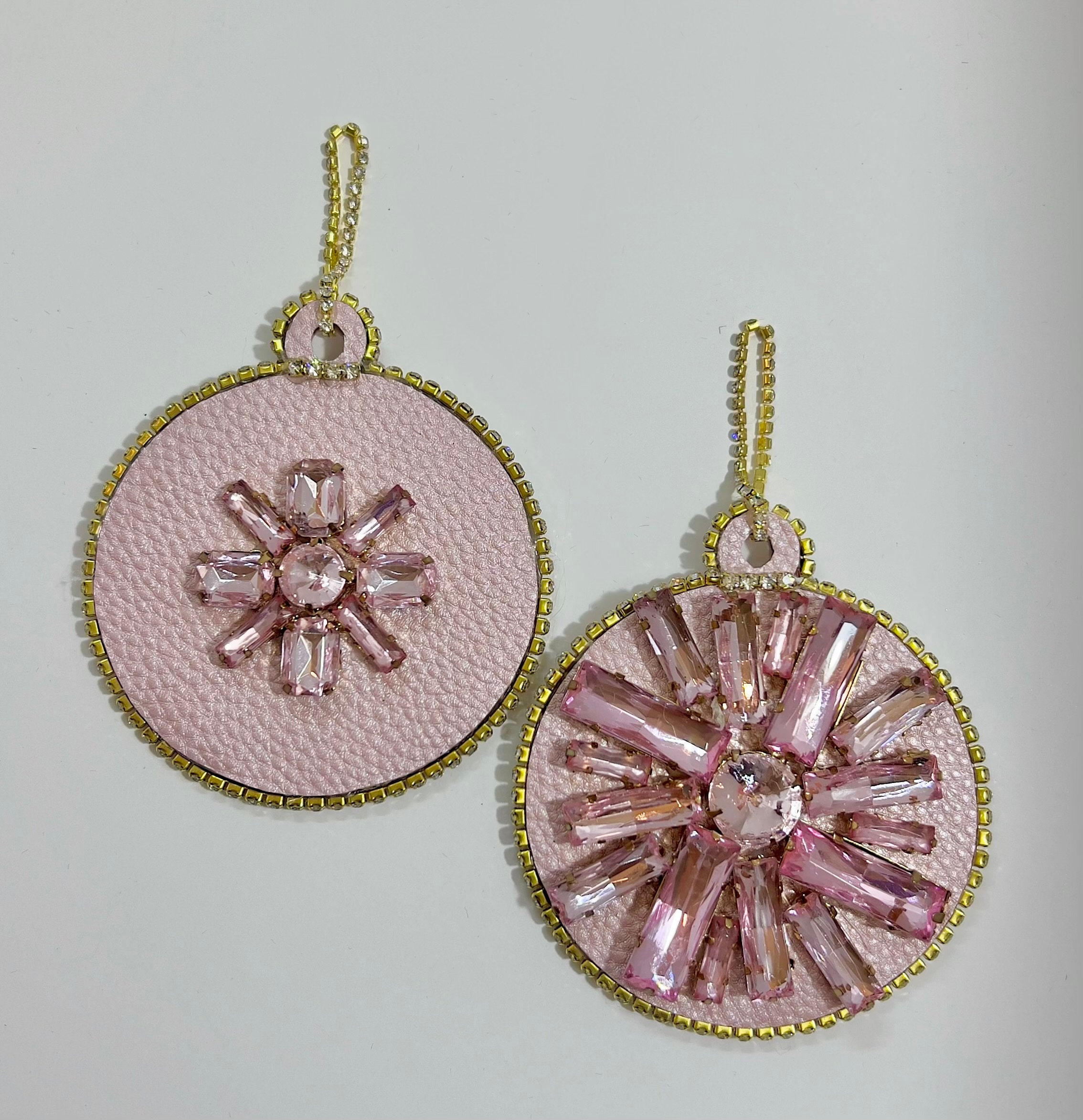Baby Pink Christmas Ornaments 