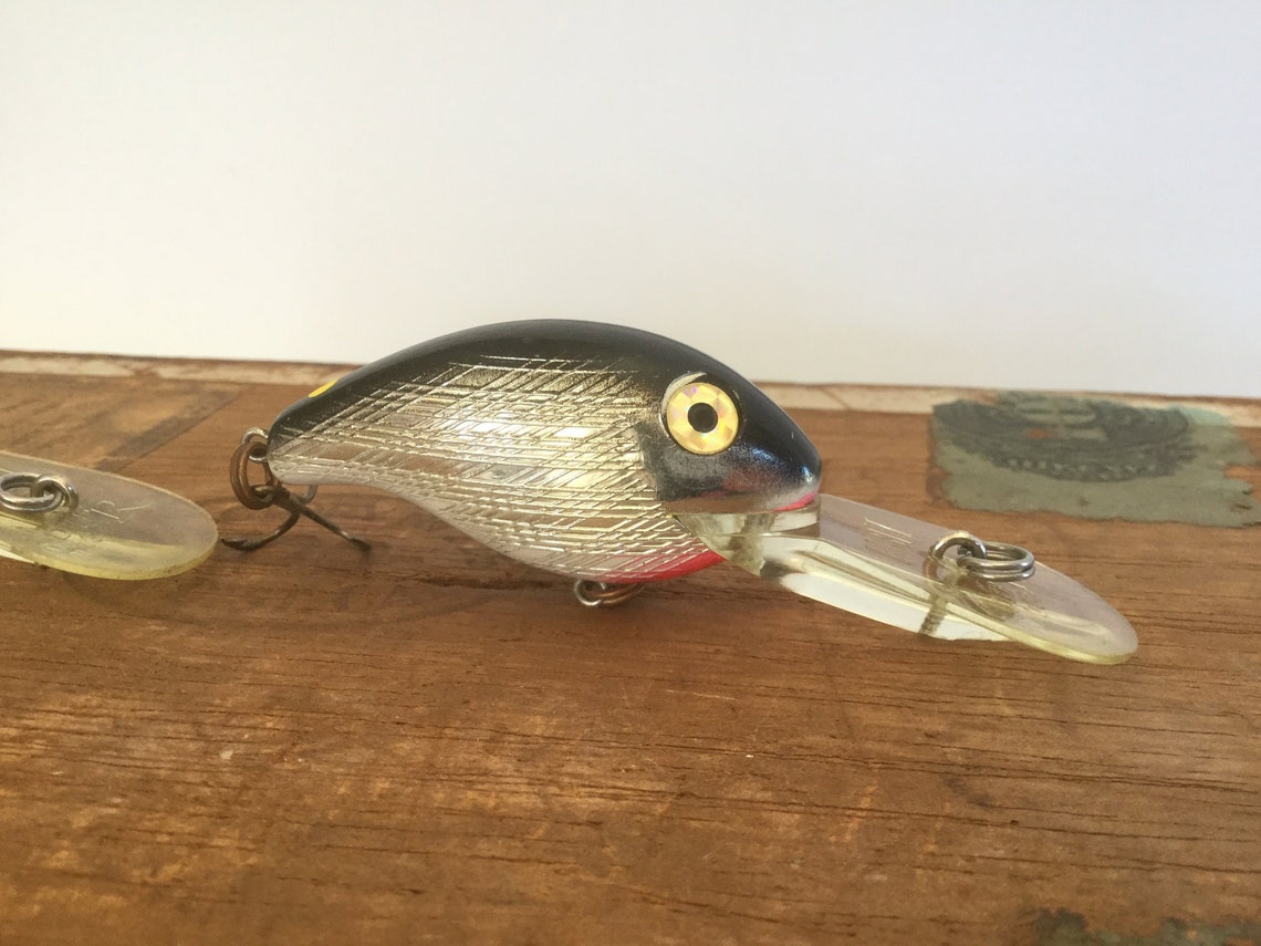 Vintage Lures 2 Rebel Fishing Lures Vintage Fishing Etsy UK