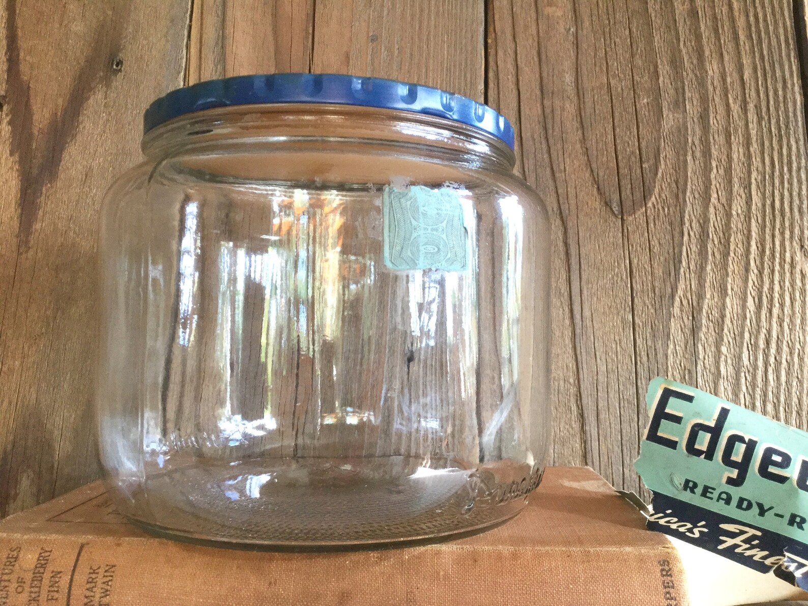 1940s Pipe Tobacco Jar Edgeworth Vintage Duraglas Jar for Etsy