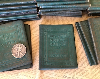 Little Leather Library Books CHOOSE Your 1920s TINY Book Title / Author: Shakespeare, Emerson, Tennyson, Kipling, Poe, Whitman, Burns, Etc