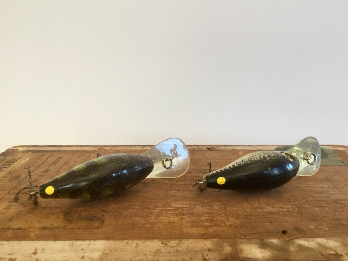 Vintage Lures 2 Rebel Fishing Lures Vintage Fishing Etsy UK