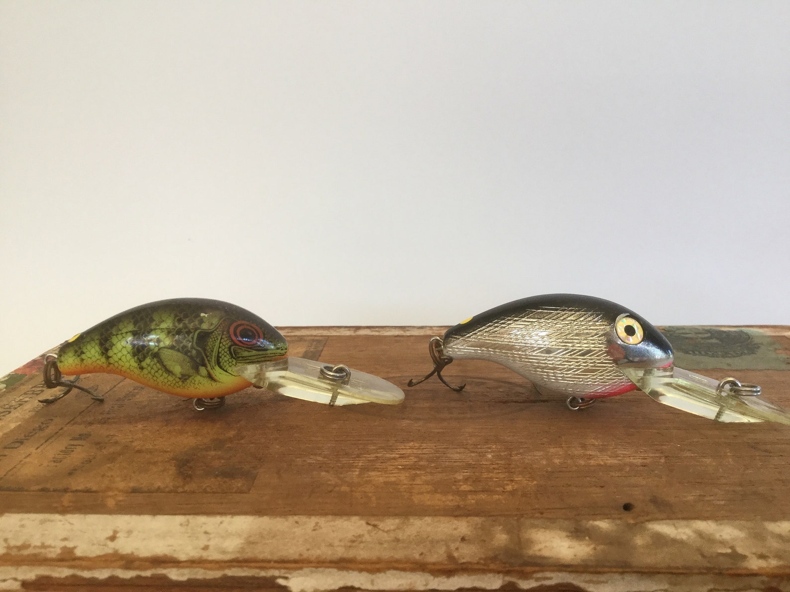 Vintage Lures 2 Rebel Fishing Lures Vintage Fishing Etsy