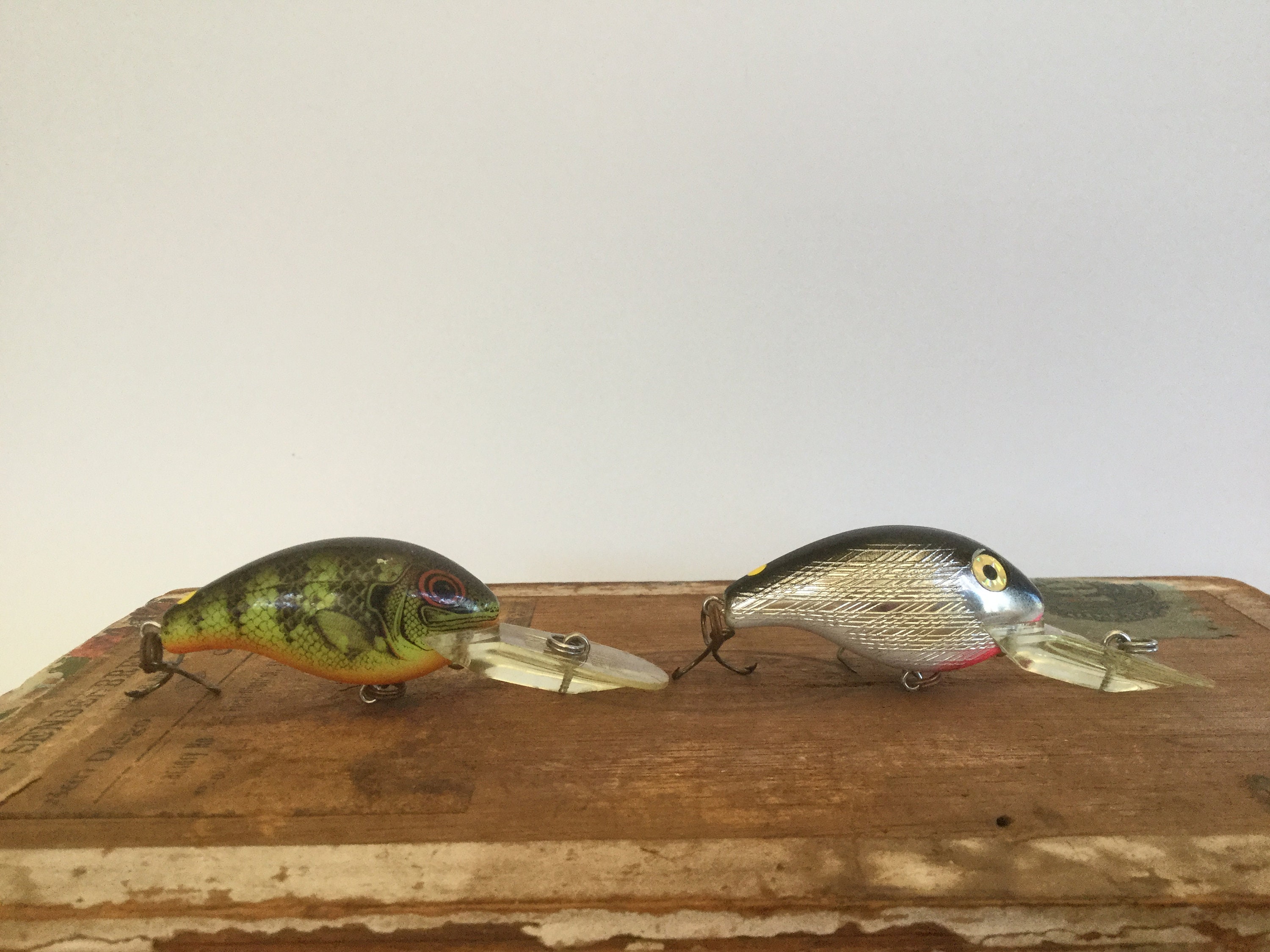 Vintage Lures 2 Rebel Fishing Lures Vintage Fishing Etsy