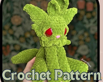 Me-Mow Sprout Kitty Crochet Pattern