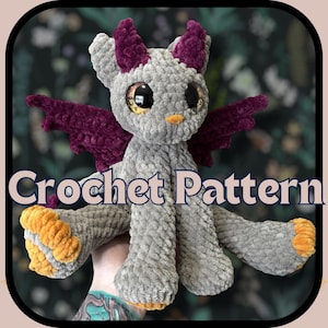 Schema all'uncinetto del drago gatto Prism