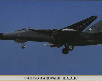 Plastic Model Kit, F-111C/G Aardvark R.A.A.F. Factory Sealed Vintage Hasegawa 1/72 scale kit