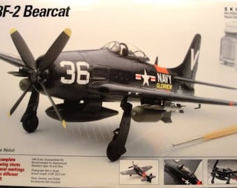 Testors F8F 2 Bearcat, 1/72 Scale Plastic Model Kit, Factory Sealed, New Old Stock