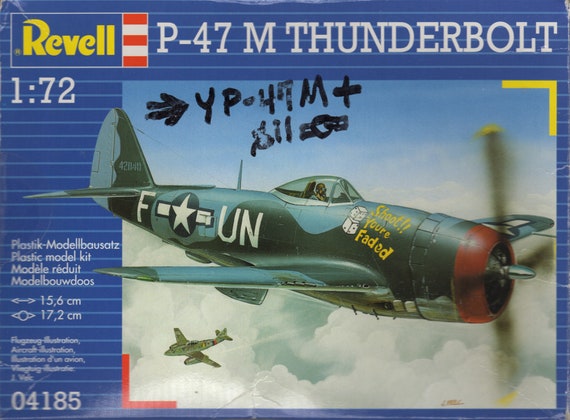 Radio Control Revell Germany P 47m Thunderbolt Model Kit Toys