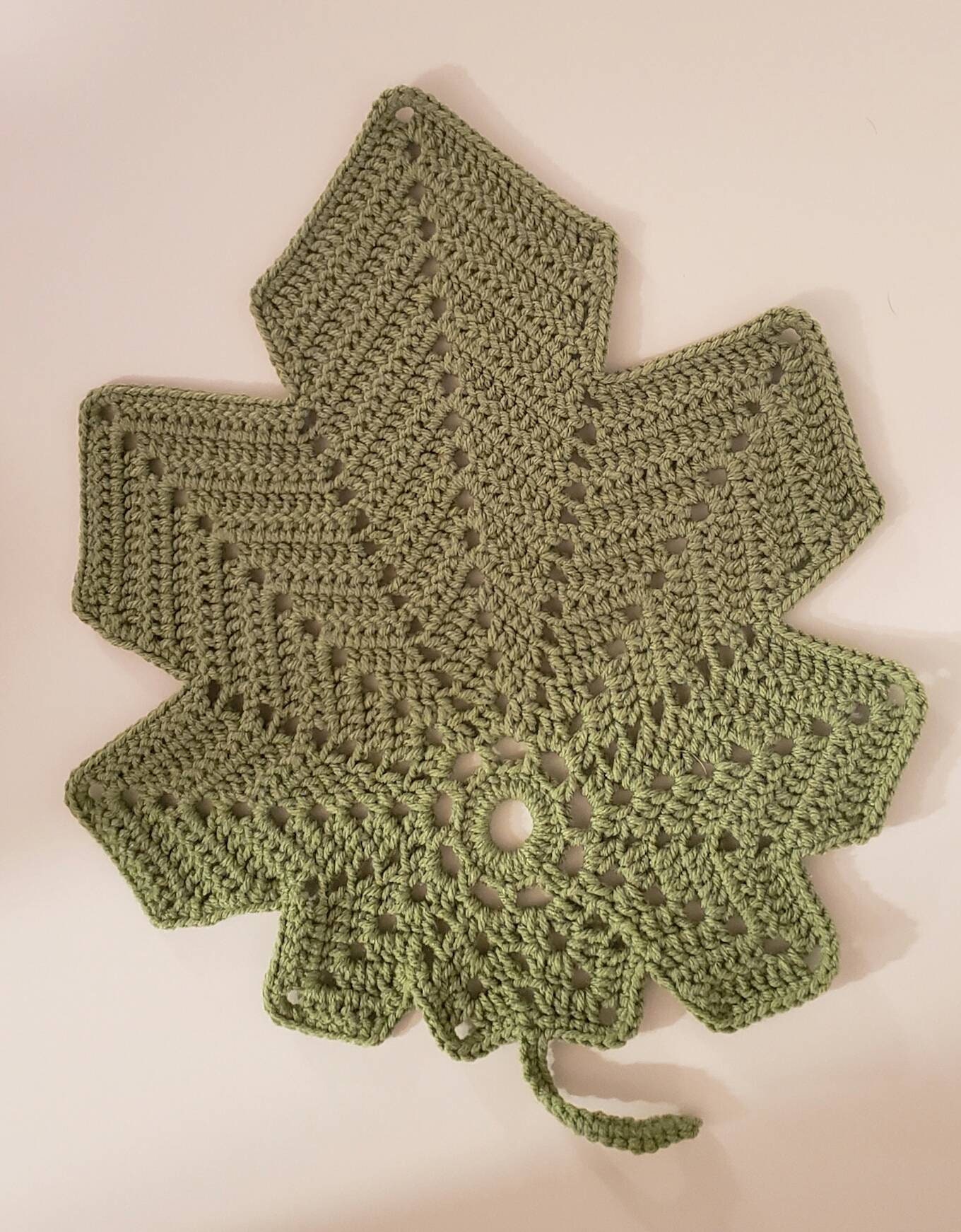 Crocheted Leaf Placemats Fall Thanksgiving Halloween Etsy Nederland